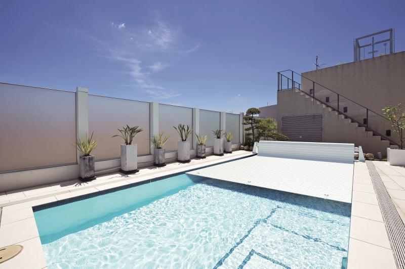 Preview: Rollabdeckung Rolleasy elektrisch PVC Lamellen